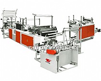 Ribbon Through Continuous Rolled Bag Making Machine