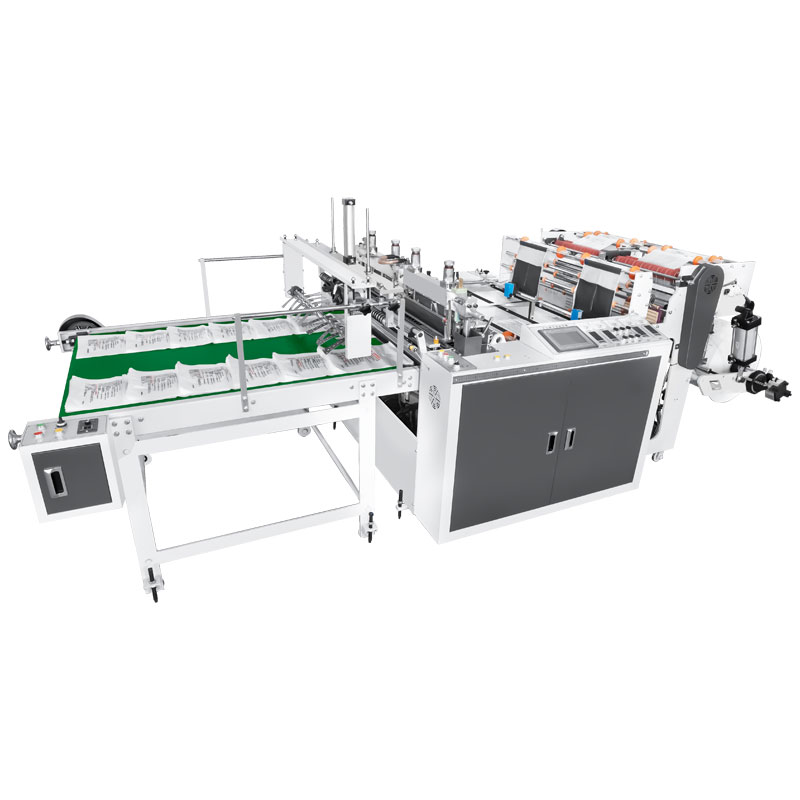 DFR-450x2 Middle Speed Double-channels Heat-sealing & heat-cutting Bag Making Machine