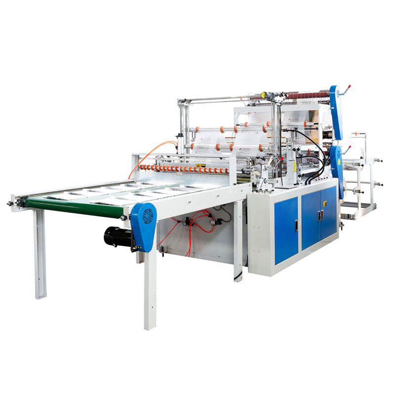 Double Layer 4 Lines bottom Seling & Cold Cutting Bag Machine