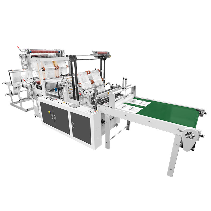 Double Layer 4 Lines Heat Sealing & Cold Cutting Bag Making Machine (Bottom Sealing)