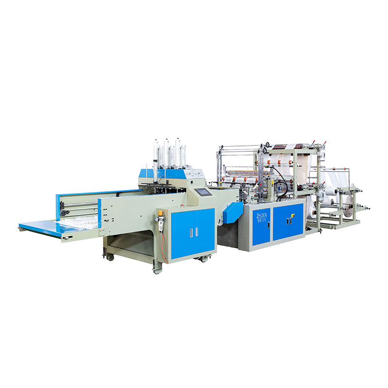Double-layer 6 Lines Cold Cutting Automatic T-shirt Bag Making Machine