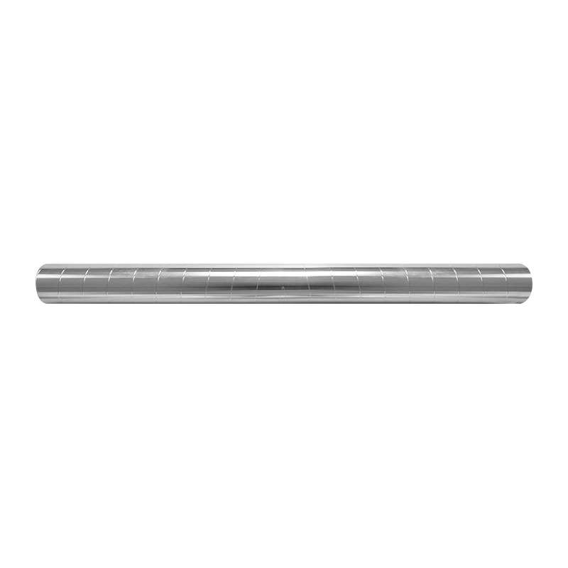 Aluminum guide roller with grain